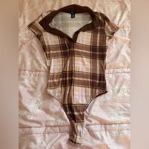 Rue21 Plaid Bodysuit